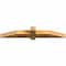 Ekena Millwork Eugene Rough Sawn Timber Gable Bracket, Western Red Cedar, 48"W x 8"H x 4"D x 4"F, 4/12 Pitch GBW048X08X0404EUG00RWR - alternate 4